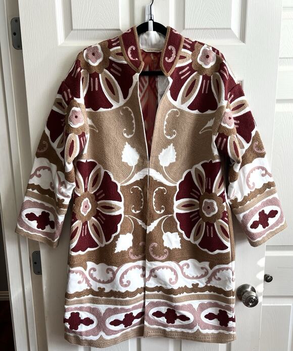 Soft Surroundings Jackets & Blazers - SOFT SURROUNDINGS Alden Tapestry Embroidered Jacket Coat Sz M (10/12) NWT $250